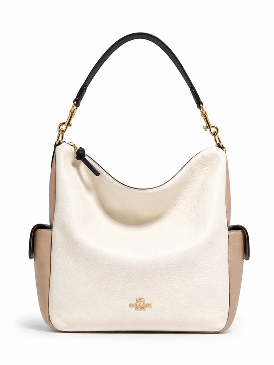 Coach Handbags - Coach Pennie Shoulder Bag In Colorblock Chalk